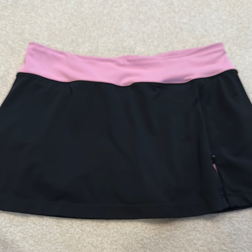 Black and Pink Skort